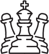 Chess Icon Three Pieces